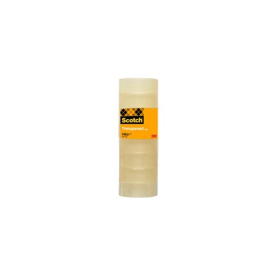 Nastro adesivo 508 - 1,9 cm x 33 m - trasparente - Scotch -  torre 8 rotoli