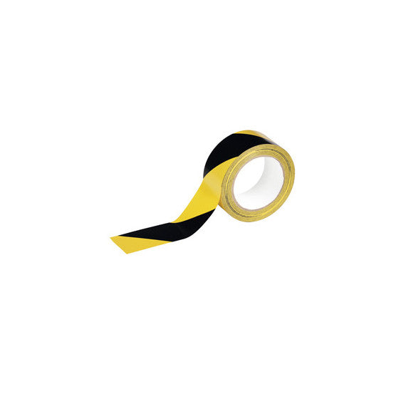 Nastro adesivo DURALINE®BASIC 50/016 - removibile - 5 cm x 33 m - giallo/nero - Durable