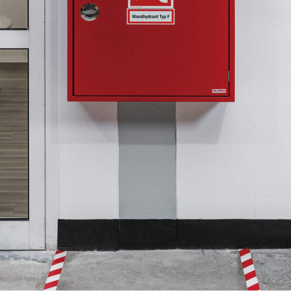 Nastro adesivo DURALINE®STRONG 50/07 1726 - permanente - 5 cm x 30 m - rosso/bianco - Durable