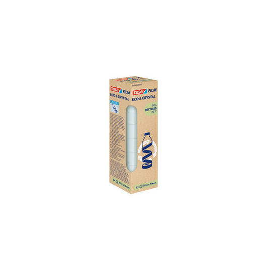 Nastro adesivo Eco & Crystal - 19 mm x 10 m - Tesa - torre 8 pezzi