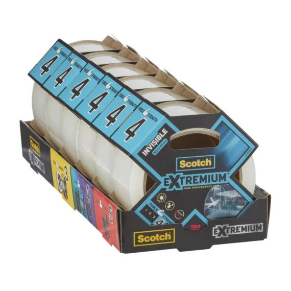 Nastro adesivo extra resistente Scotch® Extremium Invisible 48 mm x 20 m trasparente -  41024820INV