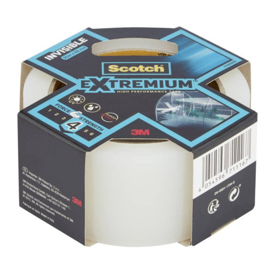 Nastro adesivo extra resistente Scotch® Extremium Invisible 48 mm x 20 m trasparente -  41024820INV