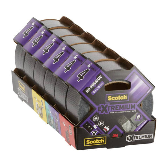 Nastro adesivo extra resistente senza residui Scotch® Extremium No Residue 48 mm x 18 m - grigio scuro - 41034818NR