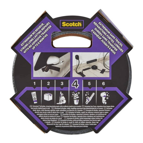 Nastro adesivo extra resistente senza residui Scotch® Extremium No Residue 48 mm x 18 m - grigio scuro - 41034818NR