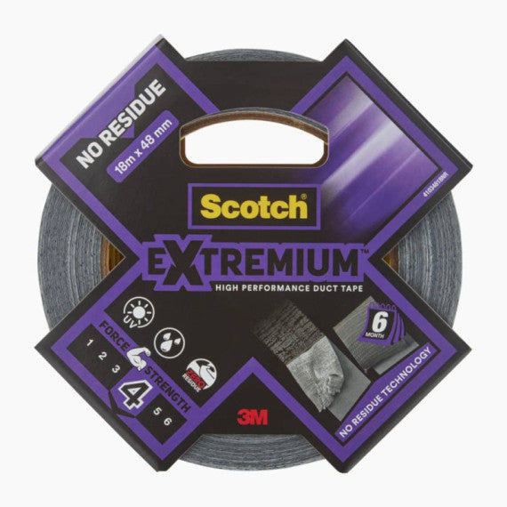 Nastro adesivo extra resistente senza residui Scotch® Extremium No Residue 48 mm x 18 m - grigio scuro - 41034818NR