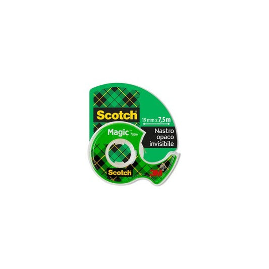 Nastro adesivo Magic™ 810 - con chiocciola - permanente - 1,9 cm x 7,5 m - trasparente - Scotch