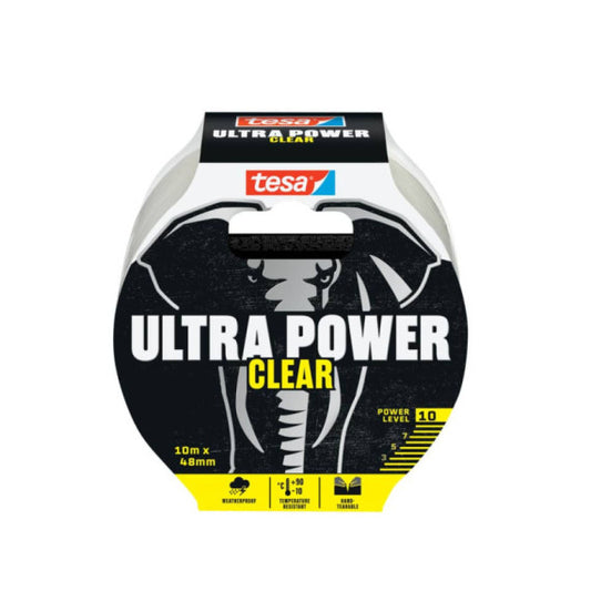 Nastro adesivo tesa Ultra Power Clear Repairing in polietilene trasparente 48 mm x 10 m - 56496-00000-01