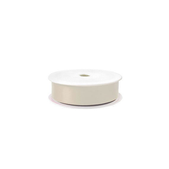 Nastro doppio raso - 25mmx25mt - avorio 50 - Brizzolari