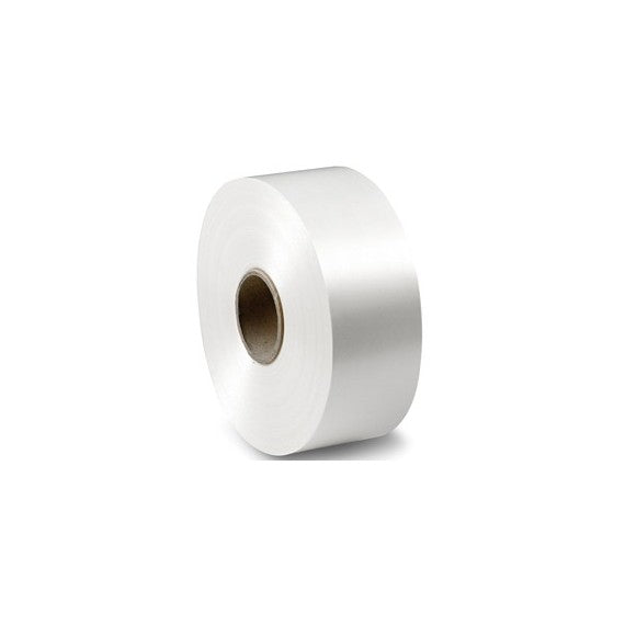 Nastro liscio 6800 - in polipropilene - 50mmx100mt - bianco 01 - Brizzolari