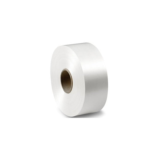Nastro liscio 6800 - in polipropilene - 50mmx100mt - bianco 01 - Brizzolari