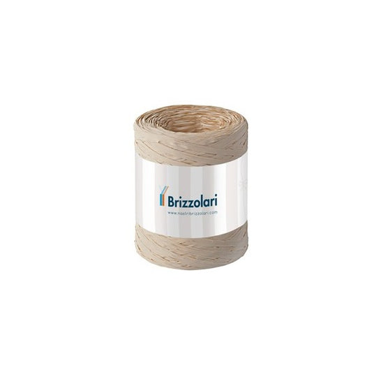 Nastro Rafia sintetica - naturale 40 - 5mmx200mt - Brizzolari