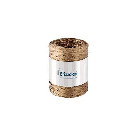 Nastro Rafia sintetica - oro 33 - 5mmx200mt - Brizzolari