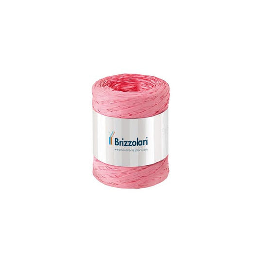 Nastro Rafia sintetica - rosa 05 - 5mmx200mt - Brizzolari