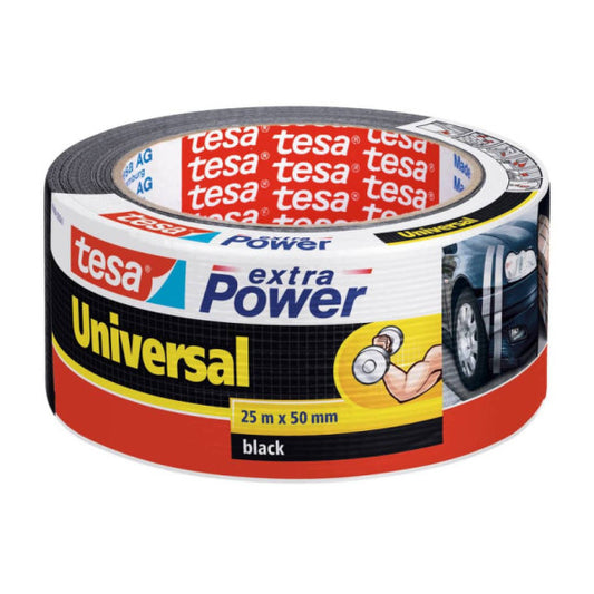 Nastro Tesa extra power universal nero - 25 m x 50 mm 56388-00001-07