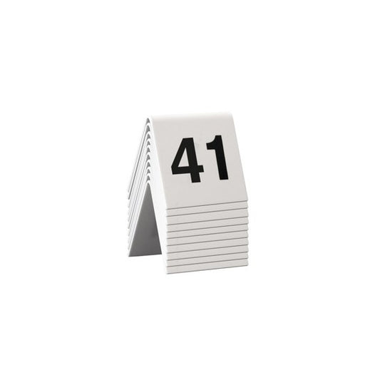 Numeri per tavoli - set da 41 a 50 - Securit