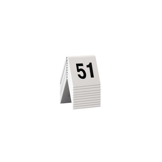 Numeri per tavoli - set da 51 a 60 - Securit