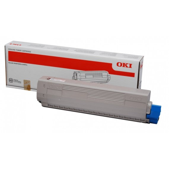 OKI C822BK NERO 44844616 ORIGINALE TONER PER OKI C822,C822N,C822DN CAPACITA' 7.000 PAGINE