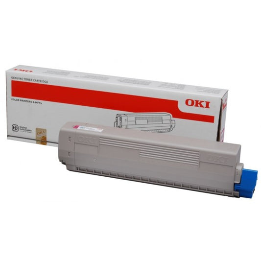 OKI C822M MAGENTA 44844614 ORIGINALE TONER PER OKI C822,C822N,C822DN CAPACITA' 7.300 PAGINE