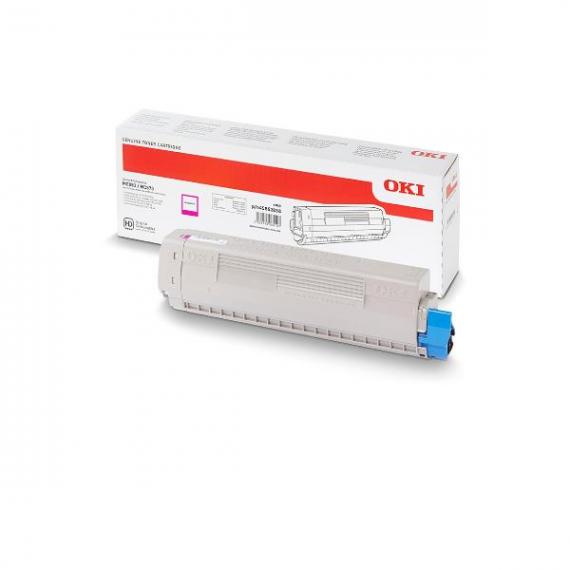 OKI MC853 MAGENTA ORIGINALE 45862838 TONER PER OKI MC853,MC873,MC883 CAPACITA' 7.300 PAGINE