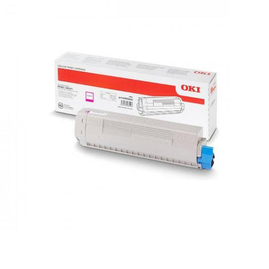 OKI MC853 MAGENTA ORIGINALE 45862838 TONER PER OKI MC853,MC873,MC883 CAPACITA' 7.300 PAGINE