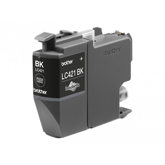 ORIGINALE BROTHER LC421BK NERA CARTUCCIA ORIGINALE PER BROTHER DCP-J1050DW,J1140DW,MFC-J1010DW LC-421 200 PAGINE