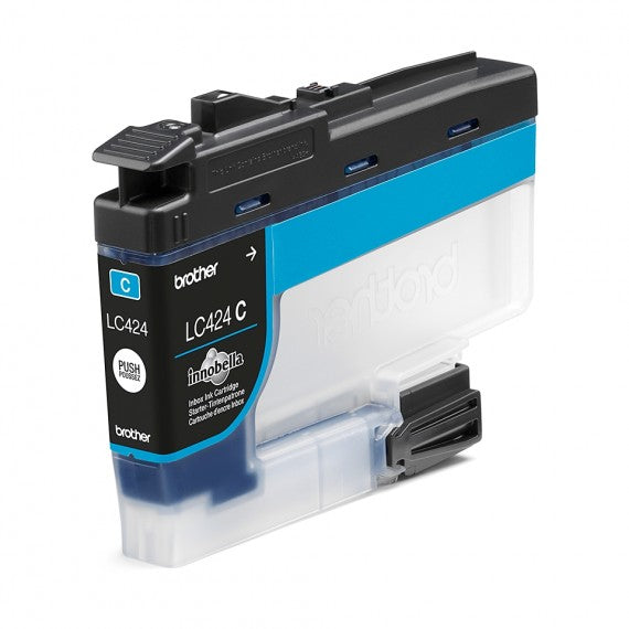 ORIGINALE BROTHER LC424C CIANO CARTUCCIA PER BROTHER DCP J1200W LC-424 750 PAGINE