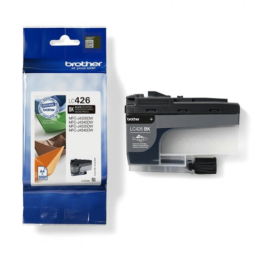 ORIGINALE BROTHER LC426BK NERA CARTUCCIA ORIGINALE PER BROTHER MFC J4340DW,MFC J4540DW,MFC J4540DWXL LC-426 54.4ML 3.000 PAGINE