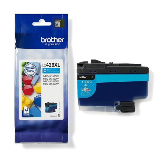 Originale Brother LC426XLC ciano cartuccia alta capacità per Brother MFC J4335,J4340DW,J4540 LC-426XL 47ml 5.000 pagine