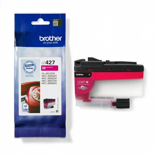 ORIGINALE BROTHER LC427M MAGENTA CARTUCCIA ORIGINALE PER BROTHER HL J6010DW,MFC J5955DW,J6955,J6957,J6959 LC-427 1.500 PAGINE