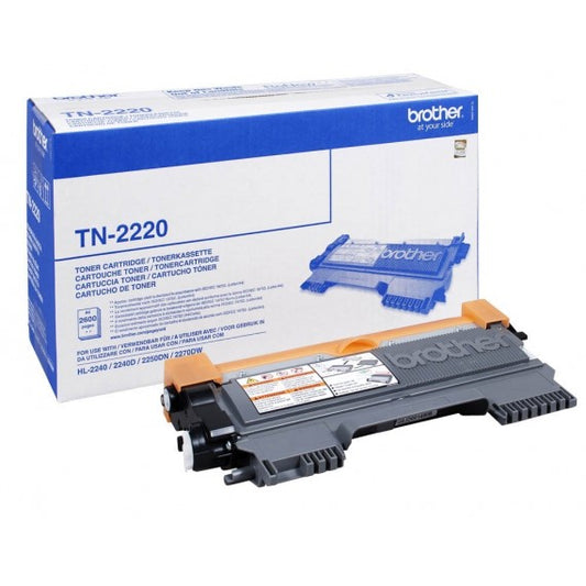 ORIGINALE BROTHER TN-2220  PER Brother HL 2240, 2270DW, 2250,7360,7460,7860 TN2220 2600 PAGINE