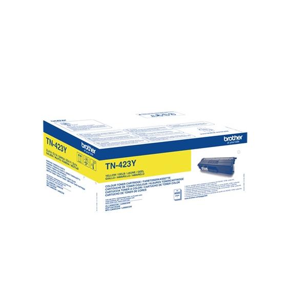 ORIGINALE BROTHER TN423Y GIALLO PER BROTHER DCP L8410,HL L8260,8360,8690,8900 TN-423 CAPACITA 4.000 PAGINE