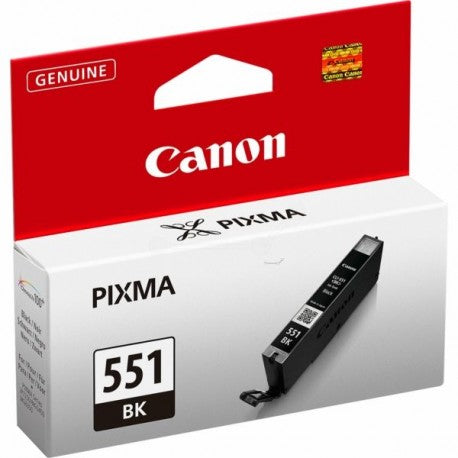 ORIGINALE CANON CLI-551BK NERA 6508B001 PER CANON IP 7250 MG5450 MG6350 CLI-551 CAPACITA 7ML