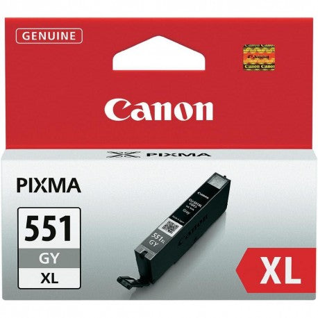 ORIGINALE CANON CLI-551GY XL GRIGIA 6447B001 PER CANON IP 7250 MG5450 MG6350 551XL CAPACITA 11ML