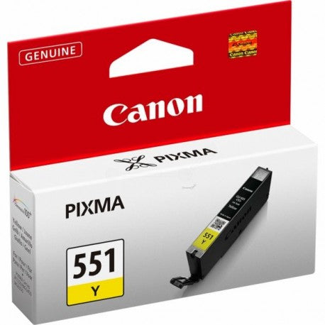 ORIGINALE CANON CLI-551Y GIALLA 6511B001 PER CANON IP 7250 MG5450 MG6350 CLI-551 CAPACITA 7ML