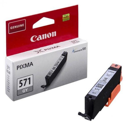 ORIGINALE CANON CLI-571 GY GRIGIA 0389C001 PER CANON PIXMA MG 7750, MG 7751, MG 7752,MG 7753 CLI571 CAPACITA 6,5ml