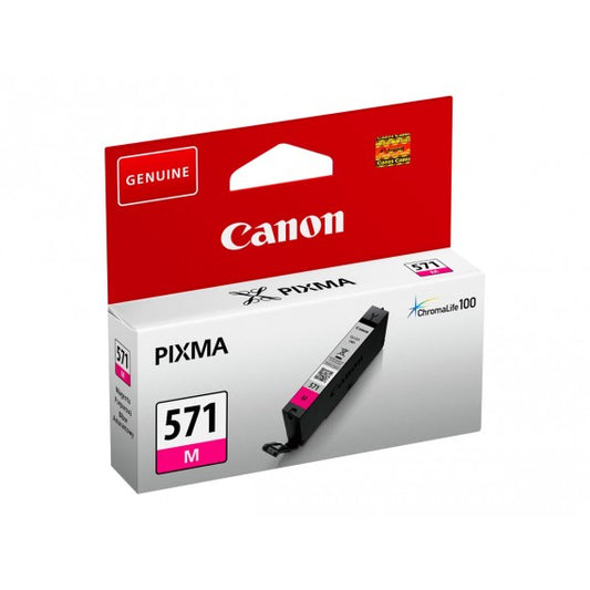 ORIGINALE CANON CLI-571M MAGENTA 0387C001 CARTUCCIA PER CANON PIXMA MG5700 MG6800 MG7700 CLI571M 6.5ML