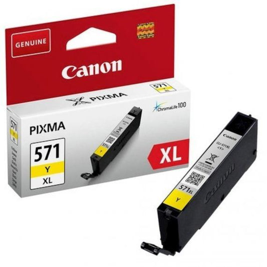 ORIGINALE CANON CLI-571XL Y GIALLO 0334C001 PER CANON PIXMA MG5700 MG6800 MG7700 571YXL 11ML 715 PAGINE
