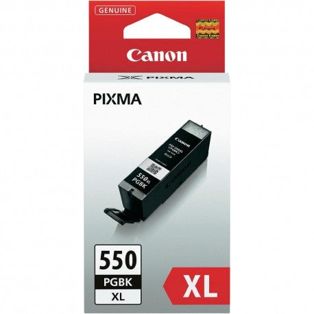 ORIGINALE CANON PGI-550PGBK XL NERA 6431B001 PER CANON IP 7250 MG5450 MG6350 550XL CAPACITA 22ML 500 PAGINE