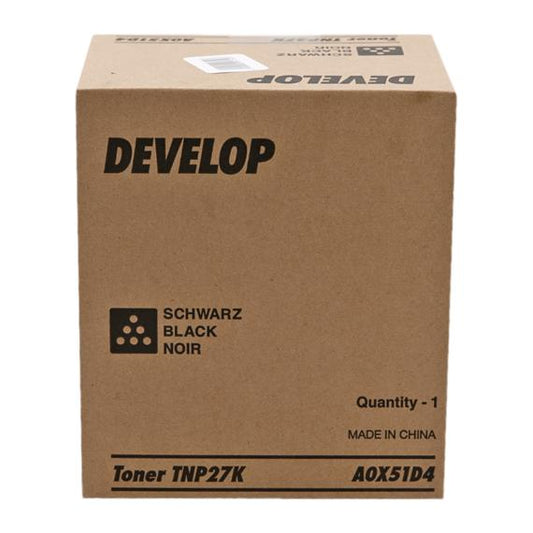 ORIGINALE DEVELOP TNP-27 NERO A0X51D4 KONICA MINOLTA PER KONICA MINOLTA BIZHUB C25 TNP-27 5.200 PAGINE
