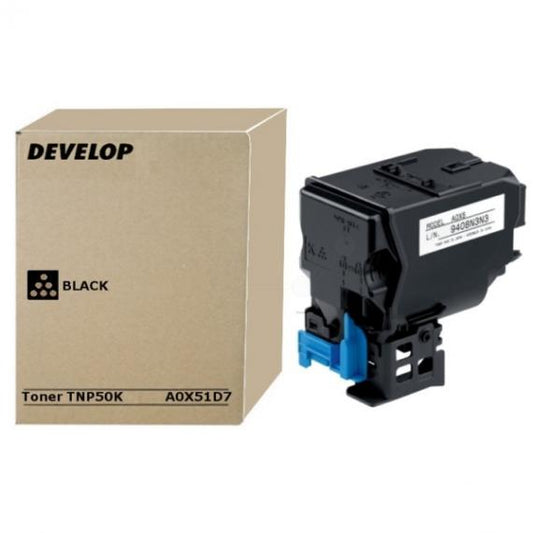 ORIGINALE DEVELOP TNP-50K NERO A0X51D7 PER DEVELOP INEO +3100P TNP50 5.000 PAGINE