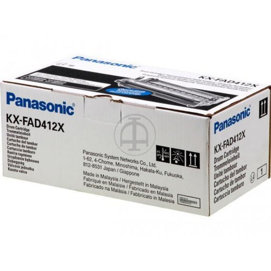 ORIGINALE DRUM PANASONIC KX-FAD412X NERO PER PANASONIC KX-MB1900,MB2000,MB2010,MB2025,MB2030 412X 6.000 PAGINE