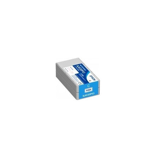 ORIGINALE EPSON SJIC22PC CIANO C33S020602 PER EPSON COLORWORKS TM C3500 CAPACITA 32,5ml