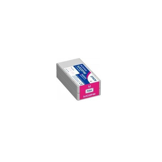 ORIGINALE EPSON SJIC22PM MAGENTA C33S020603 PER EPSON COLORWORKS TM C3500 CAPACITA 32,5ml
