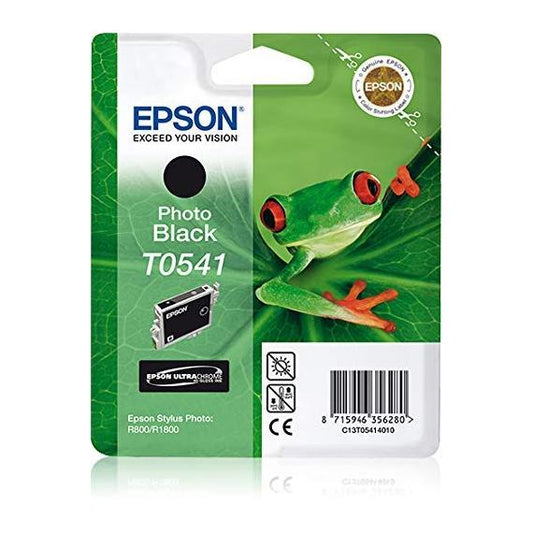 ORIGINALE EPSON T0541 C13T05414010 BLACK PHOTO PER EPSON Stylus Photo R800,R1800 13ML 550 PAGINE