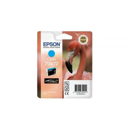 ORIGINALE EPSON T0872 CIANO C13T08724010 PER EPSON STYLUS PHOTO R1900 11,4ML