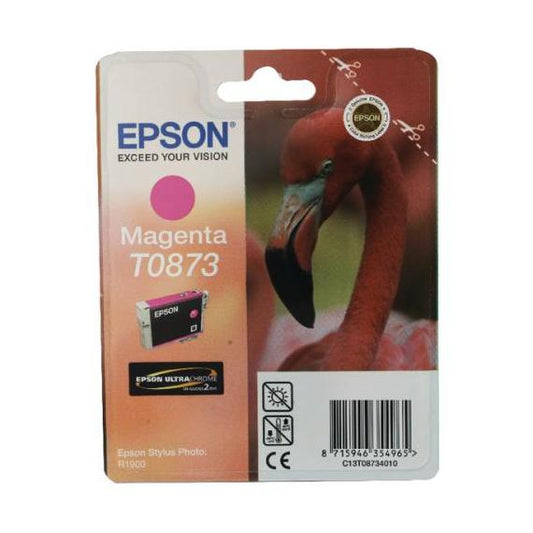 ORIGINALE EPSON T0873 MAGENTA C13T08734010 PER EPSON STYLUS PHOTO R1900 11,4ML