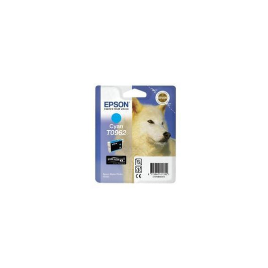 ORIGINALE EPSON T0962 CIANO C13T09624010 CARTUCCIA PER EPSON STYLUS PHOTO R2880 T09624020 11,4ml