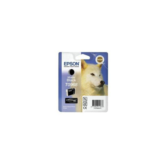 ORIGINALE EPSON T0968 MATTE BLACK C13T09684010 CARTUCCIA PER EPSON STYLUS PHOTO R2880 T09684020 11,4ml