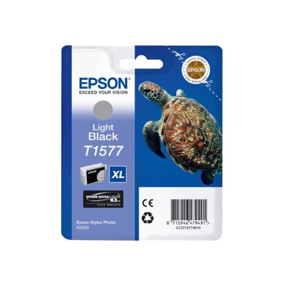 ORIGINALE EPSON T1577XL NERO LUCIDO C13T15774010 PER EPSON STYLUS PHOTO R3000 R3000 T1577