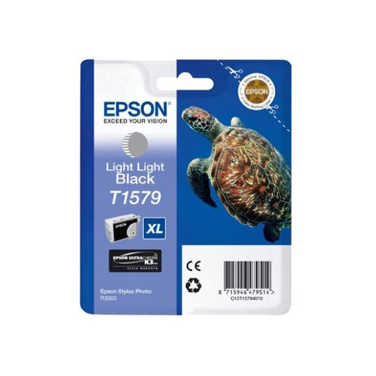 ORIGINALE EPSON T1579XL NERO MOLTO LUCIDO C13T15794010 PER EPSON STYLUS PHOTO R3000 R3000 T1579